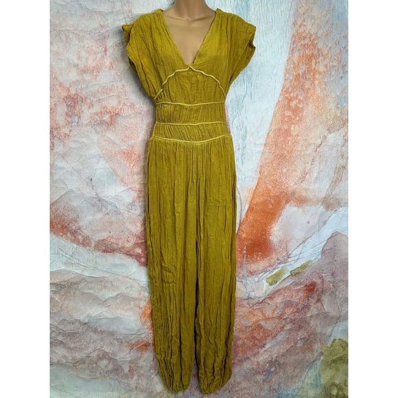 Free People Jen's Pirate Booty Olivia Jumpsuit $228 - Picture 3 of 6